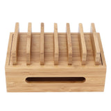 Storage Box Storage Box, Portable Charging Holder Stand Multifunction Cell Phone Dock Wooden for V1369-AZ3-W-16016