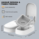 CARLA HOME 2 Meal Automatic Pet Feeder with Timer for Cat & Dog Wet & Dry Food LSB-36309