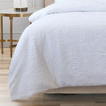 Bianca Byron White Quilt Cover Set Queen V442-BCA-QUILTCS-BYRON-WHITE-QS