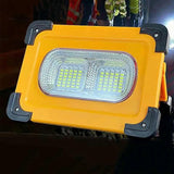 LED Portable Solar Lamp Fast Charging Rechargeable Light with Rotatable Handle for Outdoor Camping V1308-DSZKI-1065