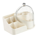 Makeup Brush Holder with Lid 360 Degree Rotating Cosmetic Organizer Desktop Box Skincare V1294-YM0901-3117250188311