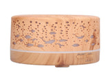 700ml Humidifier Wood Grain Remote Control Aroma Diffuser Bluetooth Speaker with Night Light for V1294-YM0901-3113210107611