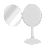 LED Makeup Mirror Folding Rotatable Mirror Touch Cosmetic Mirror for Bedroom Dressing RoomWhite V1294-YM0710-3116210058111