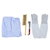 Beekeeping Suit Set Protective Ventilated Beekeeping Jacket Gloves Scraper Bee Brush Tools Kit V1294-YM0523-3111210391311