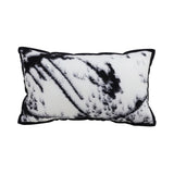 SOGA 35cm Throw Pillow Black and White Leopard Thick Premium Polyester Fiber for Home Decor FRENCHCUSHION324