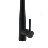 Round Matt Black Pull Out Kitchen Sink Tap Laundry Basin Mixer 2 Way Spout Set V1233-KRD5152B