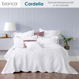 Bianca Elegance Cordelia White Bedspread Set King V442-BCA-BEDSPREAD-CORDELIA-WHITE-KI
