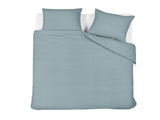Bedding House Summer Blue Grey Seersucker Cotton Quilt Cover Set King V442-HIN-QUILTCS-SUMMERSEERSUCKER-BLUE-KI