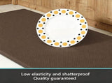 Brown Non-Slip Kitchen Mats , Easy Clean Stain Resistant Kitchen Rugs for Sink, Laundry, V1188-MS-525-006