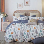 300TC Adriana Reversible Cotton Quilt Cover Set Queen V442-ATX-QUILTCS-300TCADRIANA-MULTI-QS