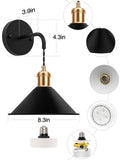 Battery Operated Sconce, Wireless Lights Set of 2, 13 RGB Colors Dimmable Battery Powered V1171-CB-WLPD-B-RGB-BO2