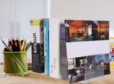 Transparent Pet File Stand for Desktop Storage and Office Document Organization V1369-AZ3-W-17040