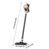 4-in-1 cordless vacuum cleaner, 50000RPM motor, 10000Pa suction, 180&deg rotating brush head, dual V1232-XCJ-4HY-002