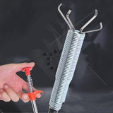 Flexible Sink Grabber Reacher Picker with 4 Claws Sewer Dredging Drain Clog Remove Tool for Home V1294-YM0716-3117220158313