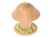 Mushroom Lamp Rechargeable Stepless Dimmable 3 Color Temperature Cordless Solid Wood 150&deg Rotatable V1294-YM0901-3119240147411