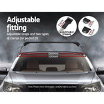 Universal Car Roof Rack Cross Bars 90cm Aluminium Adjustable Lockable 45kg Clamps CAR-RFBAR-5501-100-BK