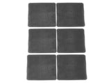 6 Pcs Chicken Nesting Box Pads PE Chicken Nesting Pads for Coop Chicken Egg Laying Accessory Grey V1294-YM0706-3111230177313