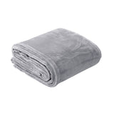 In 2 Linen 350GSM Plush Ultra Soft Velvet Touch Blanket Silver King/Super King V442-ATX-BLANKET-PLUSHVELVET-SILVER-SK