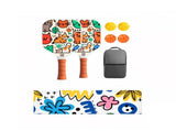 Kids Pickleball Paddle Set with Cooling Towel , Cartoon Junior Paddles, Carry Bag V888-ELOSUNG54127