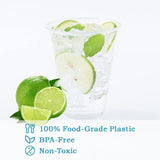 540x 16oz Premium Plastic Clear Cups Extra Strong PET BPA Free V563-CP1613-30-1BOX