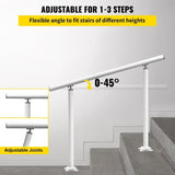 Handrail Outdoor Stairs, 3ft, 34 Inch Outdoor Handrail, Outdoor Stair Railing Adjustable from 0 to V952-LZLTFS3YCYGBSDLZ1V0