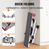 VEVOR Folding Work Platform, 660 lbs Load Capacity, Aluminum Drywall Stool Ladder, Heavy Duty Work V952-ZDPTGDBKD100CB92PV0
