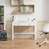 VEVOR Small Desk with Drawers Kids Desk for Bedroom Simple Study Table White V952-ETBMSZZFXXCWZES3L001V0