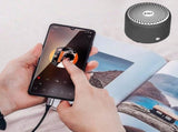 Portable Wireless Mini Bluetooth Speaker Mic Bathroom Shower Speaker Black V1263-JX-7059-2