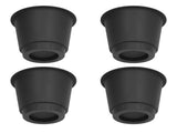 4 Pcs Plastic Furniture Risers 5 Inch Heavy Duty Stackable Circle Bed Lifter for Bed Chair Table V1294-YM0715-3117220134411