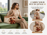 Large Teddy Bear Dog Carrier Bag Breathable Tote
Plush Bear Design, Breathable Mesh, Wide Shoulder V1107-CS-YTCH27