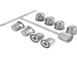Polished 19.5" 10 Lug Wheel Simulators Stainless Steel Bolt Kit Hubcap Kit Fit for 2005-2020 Ford V952-19.5CBXGLGG000001V0