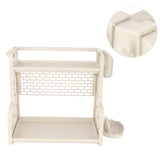 Multifunctional Kitchen Storage Rack Seasoning Bottle Storage Shelf Spice Rack HolderBeige V1294-YM0901-3118210077412