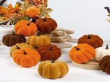 15PCS Artificial Velvet Flocked Pumpkins, Faux Foam Pumpkins Decorations for Fall Harvest Halloween V1237-ZY00B0DTJRK37C