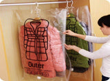 Side Pull Hanging Vacuum Compression Bag Clothes Hook Hanging Clothes Storage and Finishing Bag V1294-YM0901-190218XM0730