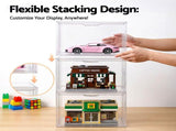 Artiss Clear Acrylic Display Case Box 2 Pack For Toys 54cm DS-27-CLX2
