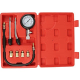 Compression Tester Kit for Vehicles, Compatible with Motorcycle, Car, Outboard, Chainsaw, V1237-ZY-203-2401