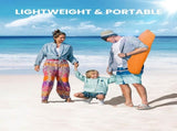 OutdoorMaster Pop Up 3-4 Person Beach Tent X-Large - Easy Setup, Portable Beach Shade Canopy Folding V1168-BP-YNN9-7SDP