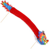 4pcs Chinese Spring Festival Dragon Decoration New Year DIY 3D Dragon Photoing Prop V1370-AZ4-14002