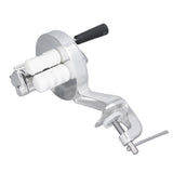 Manual Macaroni Maker Aluminium Alloy Silver Portable Hand Cranking Noodles Pressing Machine for V1294-YM0715-3113220090911