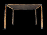 Roof Pergola Gazebo Shed Matte Black Steel Brackets and Black Screen DIY Kits V63-848291