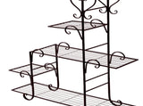 Levede Plant Stand Outdoor Indoor Metal Bronze UM1182-BZ