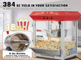 Popcorn Popper Machine Countertop Popcorn Maker 850W 8 Oz 48 Cups Red V952-TSBMHJ8OZ850WJWNRV3