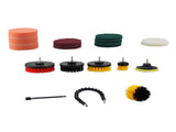 19PCS Drill Brushes Set Electric Scrubber Cleaning Kit Polishing Pad Set Cleaning Tools for Car V1294-YM0901-3117210150811