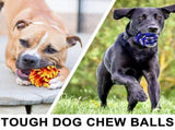 Large Dog Chew Toys for Aggressive Chewers,6 Pack Almost Indestructible Dog Balls for Large V1192-AZ-W-31161