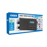 Laser DAB Plus FM Portable Radio with Bluetooth V1031-SPK-DABFM-429