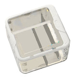 Figurine Display Box Transparent Stackable Dustproof Acrylic Figurine Storage Case for Home White V1294-YM0901-3117230120911