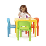 Kids Plastic 5-Piece Table & 4 Chairs Set V196-7901