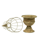 Vintage Style Elaborate Tall Cloche 66cm V637-37074CLC