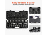 Impact Socket Set Inches 29 Piece Impact Sockets, 6-Point Sockets, Rugged Construction, CR-M0, V952-CJTT34IN29PC00001V0