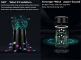 Mini Air Purifier with HEPA Filter for Small Spaces, Black V1263-JX-4760